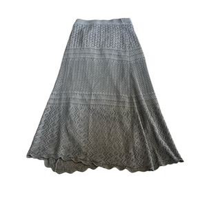 Lutique Women’s Elegant Brown Knit Skirt